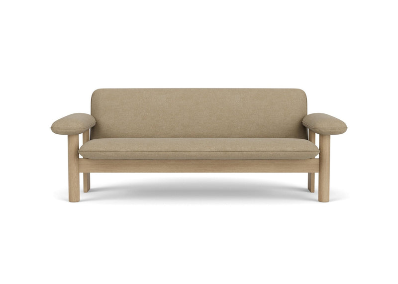 Brasilia Sofa - Textile - Audo Copenhagen - Sofas - Natural Oak - Audo Boucl√© 02 - HORNE