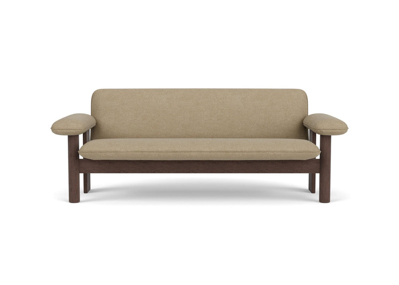 Brasilia Sofa - Textile - Audo Copenhagen - Sofas - Natural Oak - Audo Boucl√© 02 - HORNE