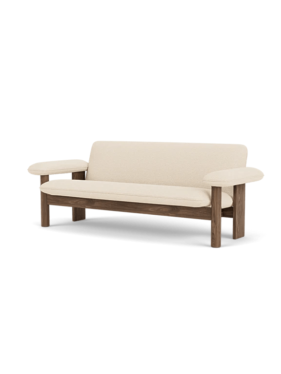 Brasilia Sofa - Textile - Audo Copenhagen - Sofas - Natural Oak - Audo Boucl√© 02 - HORNE