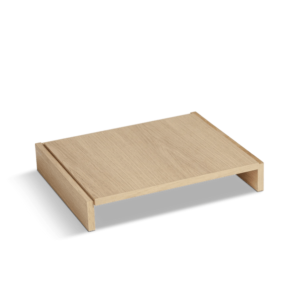 Bricks Floor Base - Woud Shelving - White - HORNE