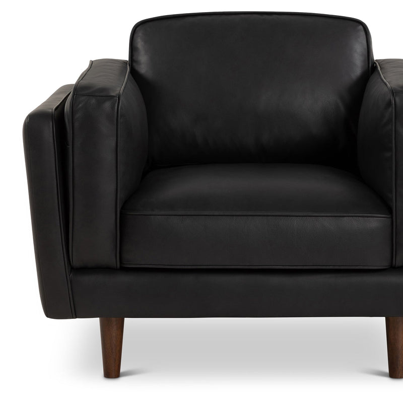 Brooklyn Club Chair - Urbia Sofas - Black - HORNE