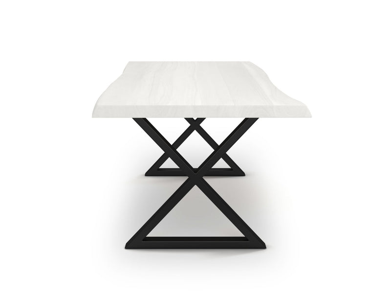 Brooks Dining Table - X Base - Urbia Tables - Americano - Black - Small - HORNE