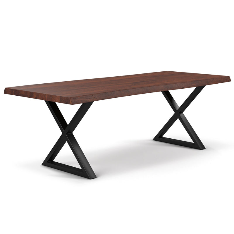 Brooks Dining Table - X Base - Urbia Tables - Americano - Black - Small - HORNE
