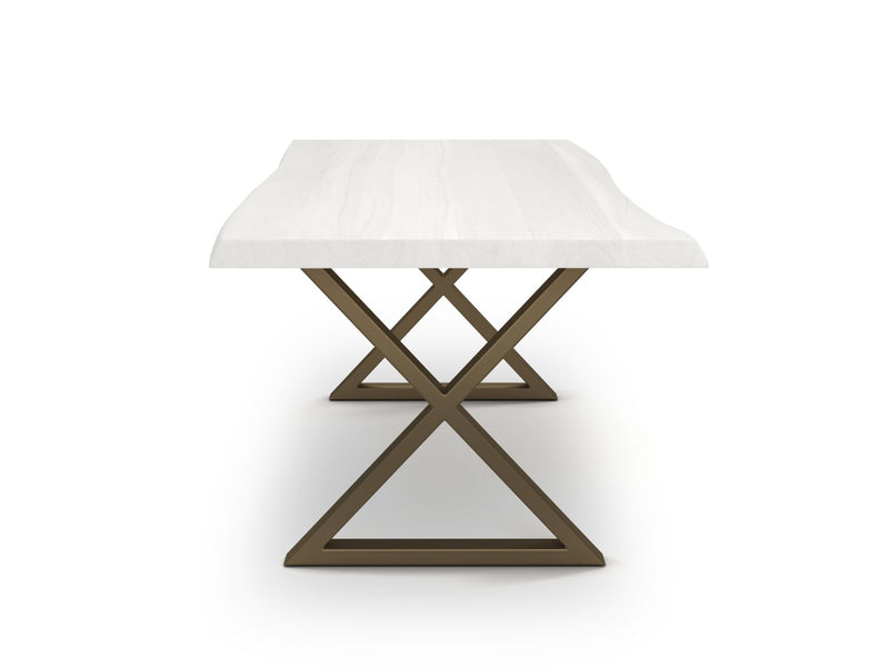 Brooks Dining Table - X Base - Urbia Tables - Americano - Black - Small - HORNE