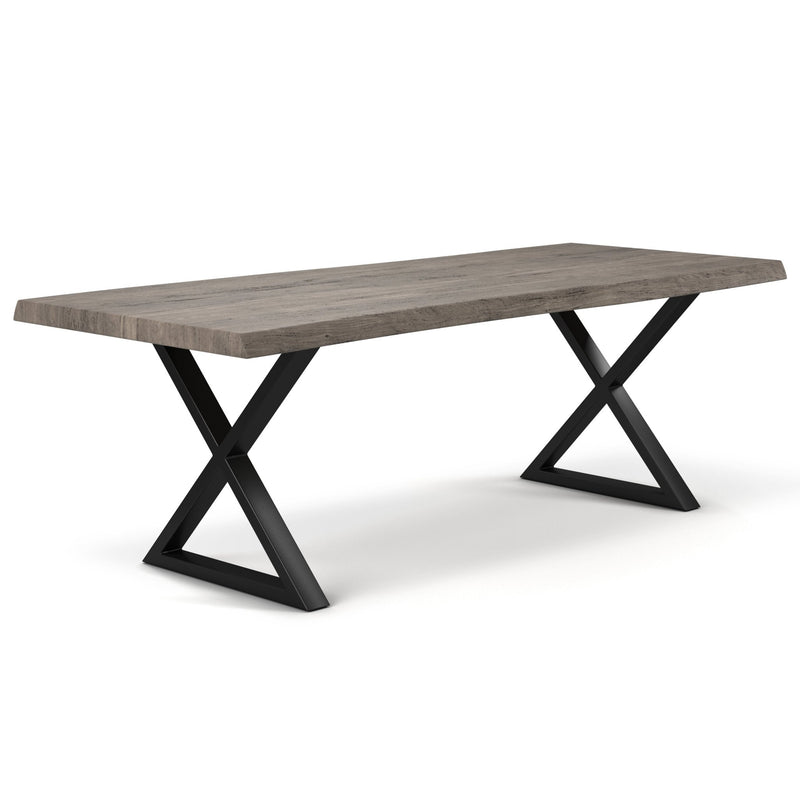 Brooks Dining Table - X Base - Urbia Tables - Americano - Black - Small - HORNE
