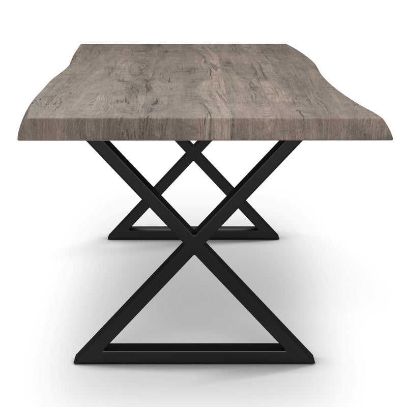 Brooks Dining Table - X Base - Urbia Tables - Americano - Black - Small - HORNE