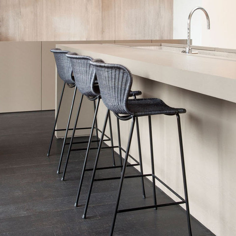 C603 Outdoor Bar Stool - Feelgood Designs - Outdoor Furniture - Natural Weave - HORNE