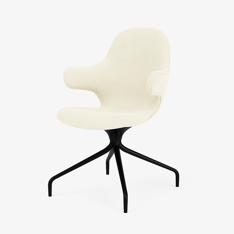 Catch Armchair - 4 - Star Swivel Base - &Tradition Chairs - Remix 0123 - Polished Aluminum - HORNE