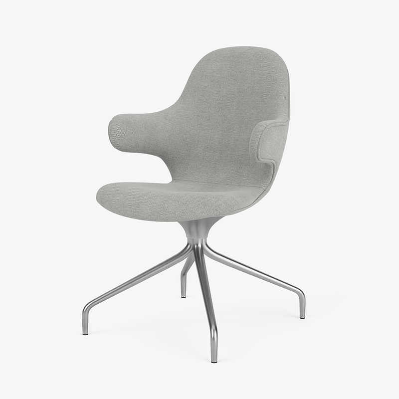 Catch Armchair - 4 - Star Swivel Base - &Tradition Chairs - Remix 0123 - Polished Aluminum - HORNE