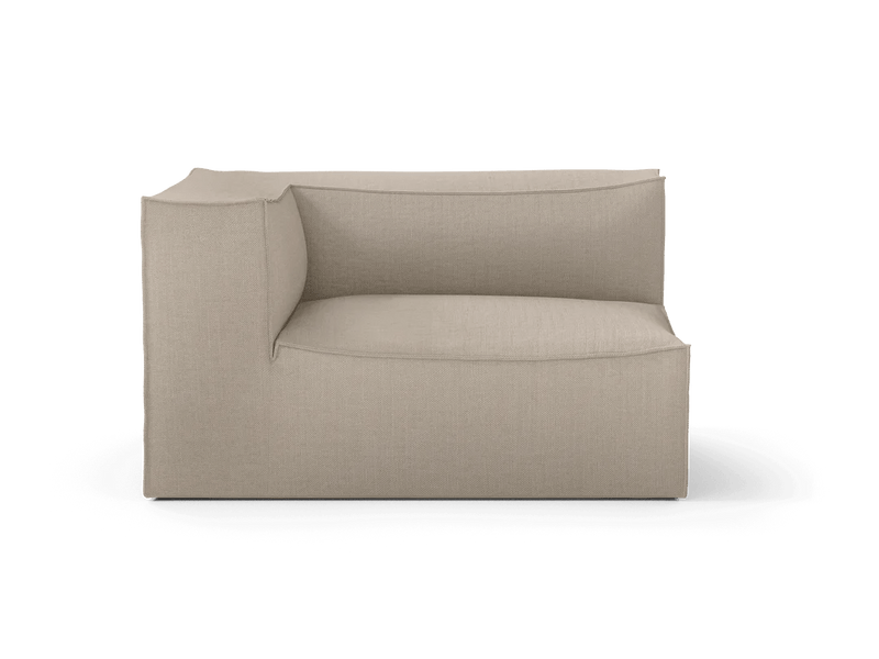 Catena Sofa Armrest Left - L400 - Ferm Living Sofas - Cotton Linen - Natural - HORNE