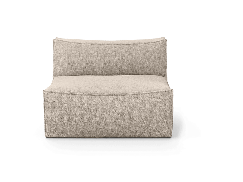 Catena Sofa Center - L100 - Ferm Living Sofas - Cotton Linen - Natural - HORNE