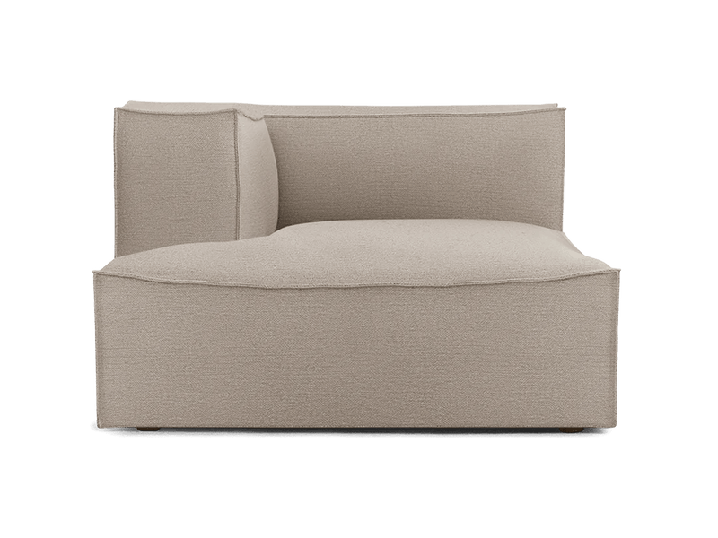 Catena Sofa Chaise Longue Left - L600 - Ferm Living Sofas - Cotton Linen - Natural - HORNE