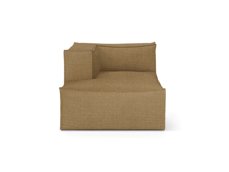 Catena Sofa Chaise Longue Right - S601 - Ferm Living Sofas - Cotton Linen - Natural - HORNE