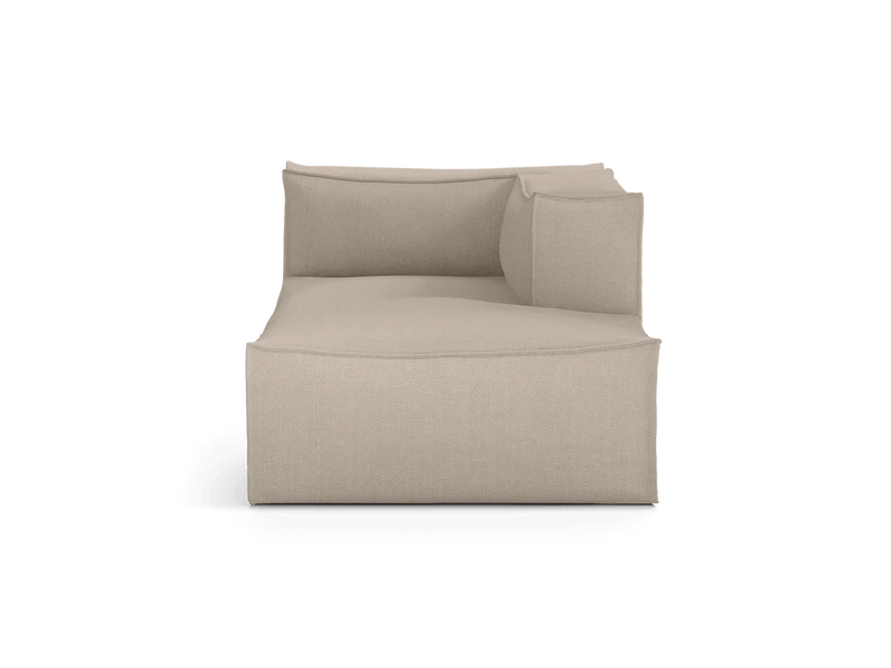 Catena Sofa Chaise Longue Right - S601 - Ferm Living Sofas - Cotton Linen - Natural - HORNE