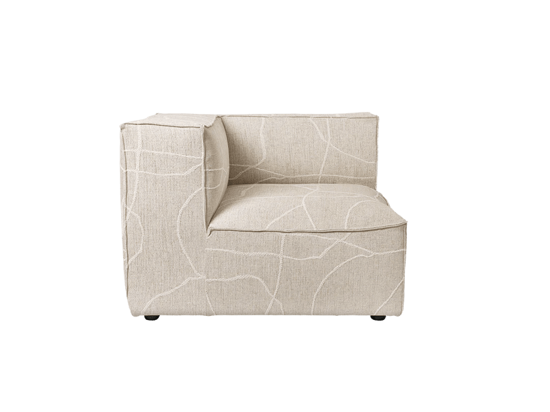 Catena Sofa Connect Corner - S200 - Ferm Living Sofas - Wool Bouclé - Sugar Kelp - HORNE