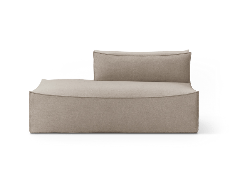 Catena Sofa Open End Left - L300 - Ferm Living Sofas - Cotton Linen - Natural - HORNE