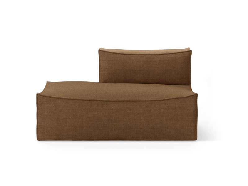 Catena Sofa Open End Left - S300 - Ferm Living Sofas - Loose Drape - Natural - HORNE