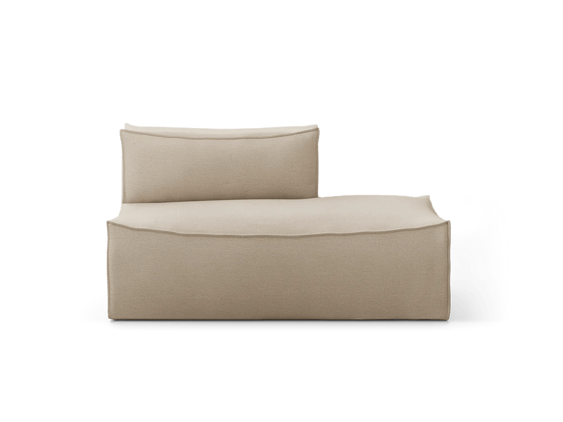 Catena Sofa Open End Right - S301 - Ferm Living Sofas - Cotton Linen - Natural - HORNE