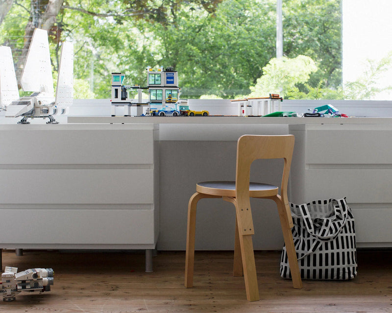 Chair 65 - Natural Lacquered - Artek Chairs - Birch Seat - HORNE