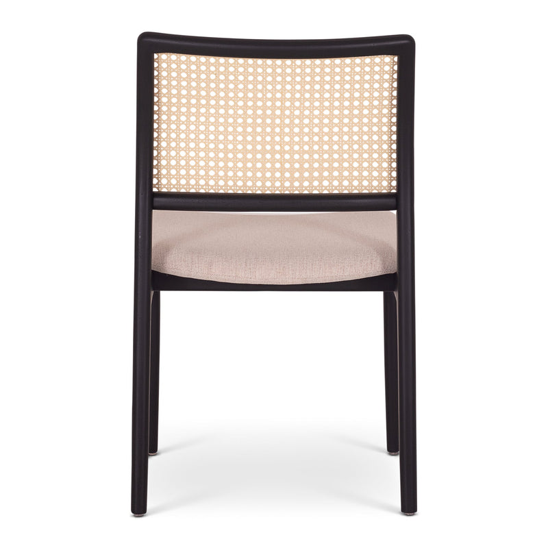 Charlotte Cane Side Chair - Urbia Chairs - Medley Ivory Ebano Natural - HORNE