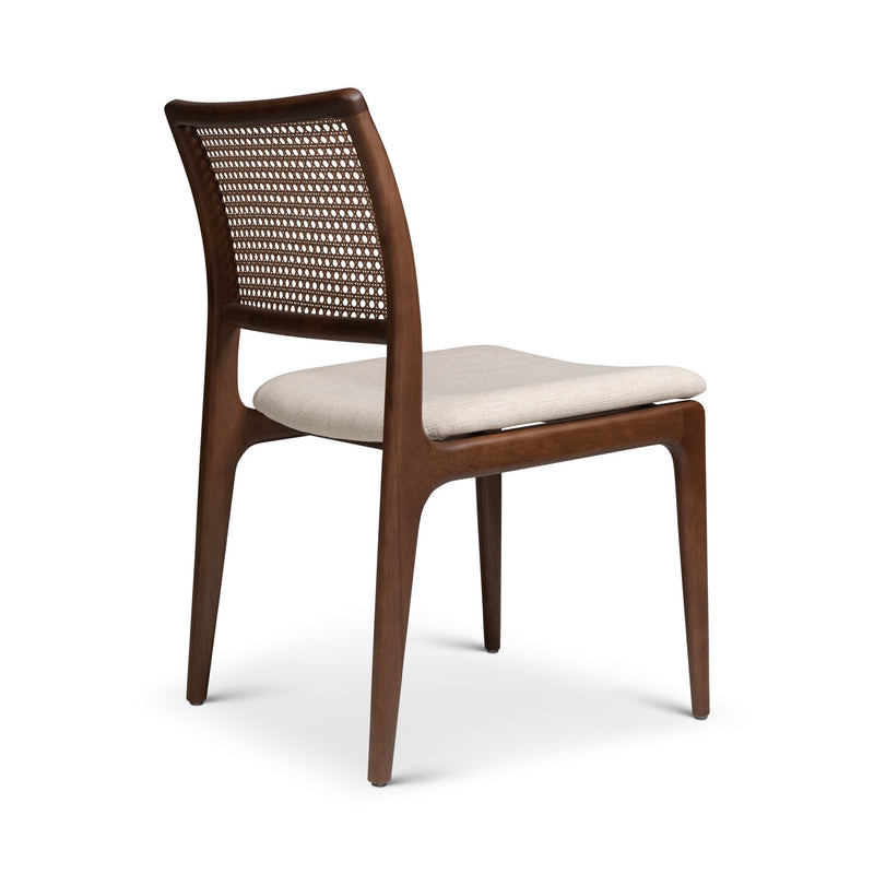 Charlotte Cane Side Chair - Urbia Chairs - Medley Ivory Ebano Natural - HORNE
