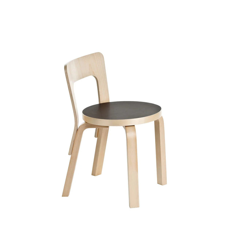 Children's Chair N65 by Alvar Aalto - Artek Kids + Baby - Birch Veneer Seat - HORNE