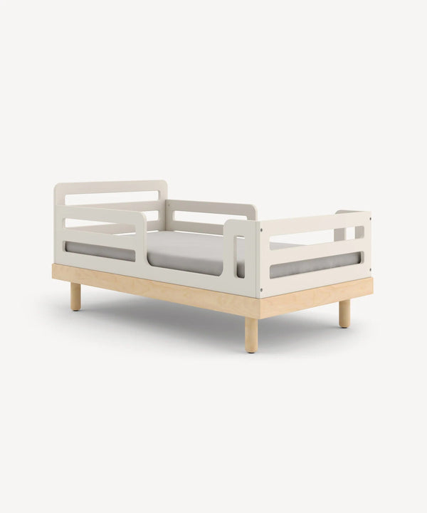 Classic Toddler Bed - Oeuf Kids + Baby - White/Birch - HORNE