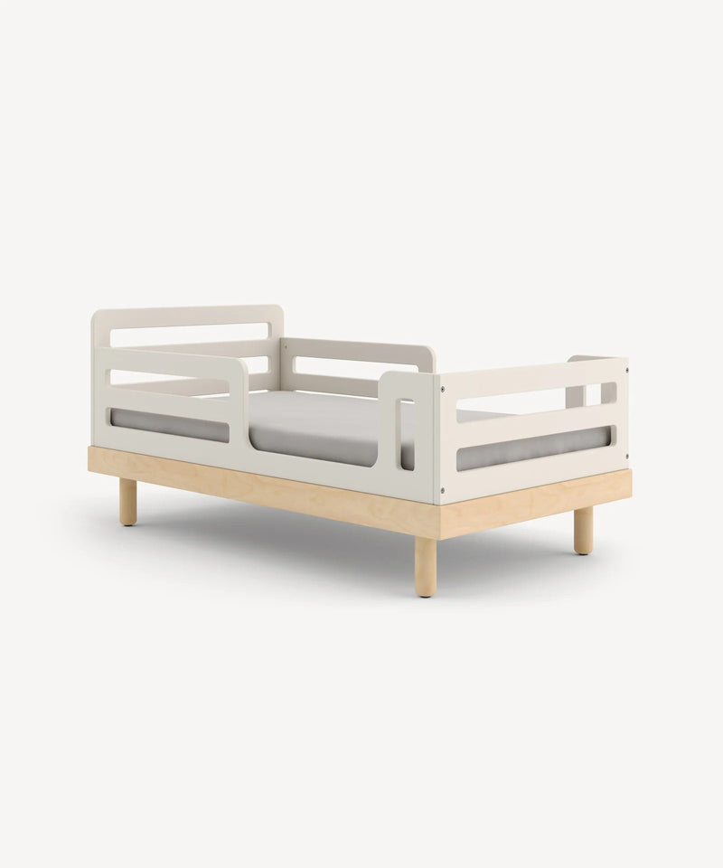 Classic Toddler Bed - Oeuf Kids + Baby - White/Birch - HORNE