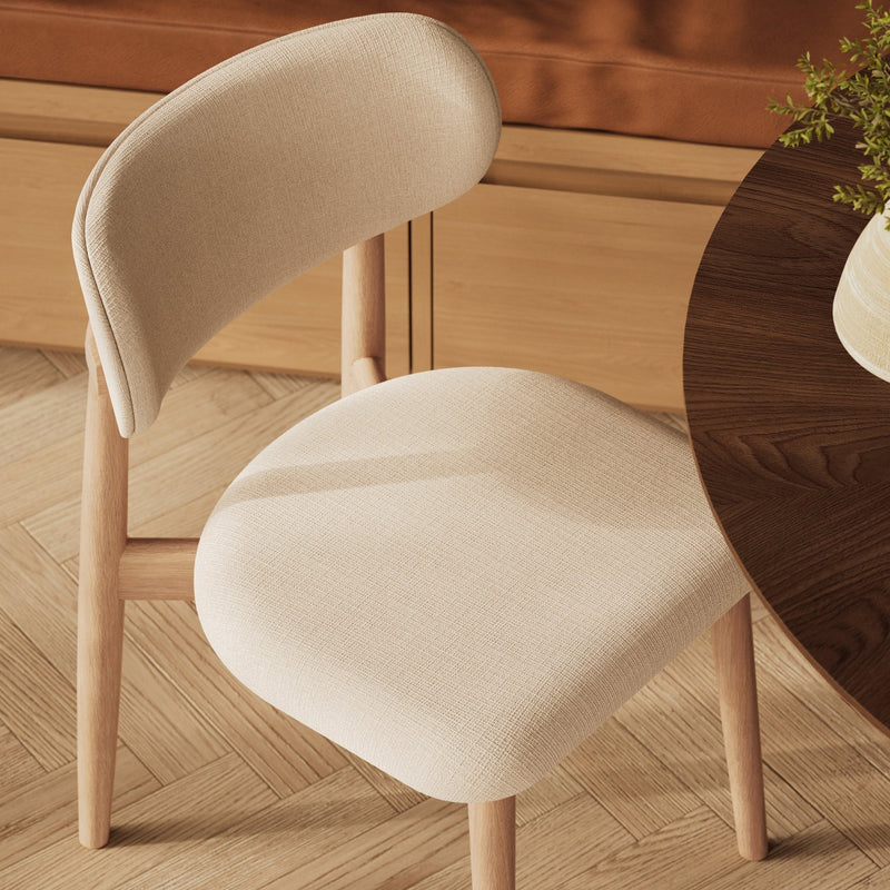 Claudia Side Chair - Urbia Chairs - Harvest Jute Ebano - HORNE