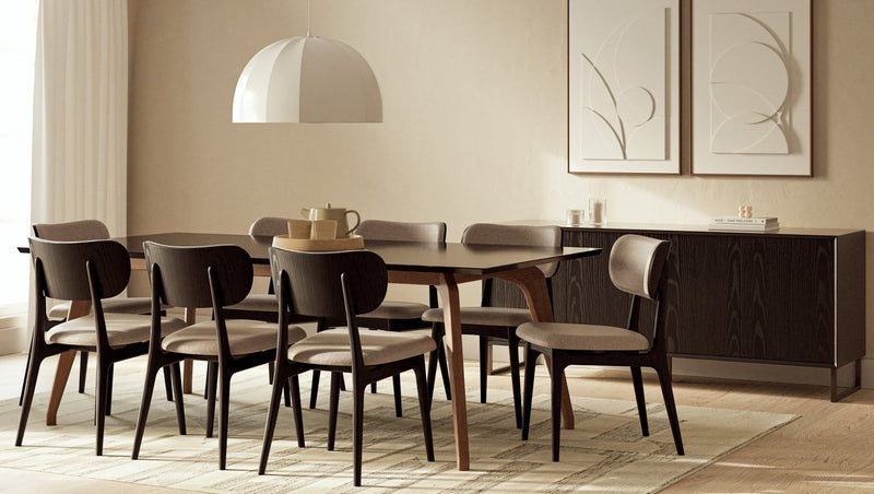 Claudia Side Chair - Urbia Chairs - Harvest Jute Ebano - HORNE