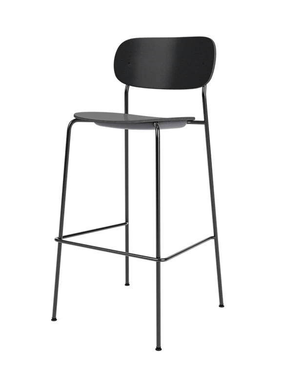 Co Bar Chair - Un - Upholstered - Audo Copenhagen Chairs - Black Oak - HORNE