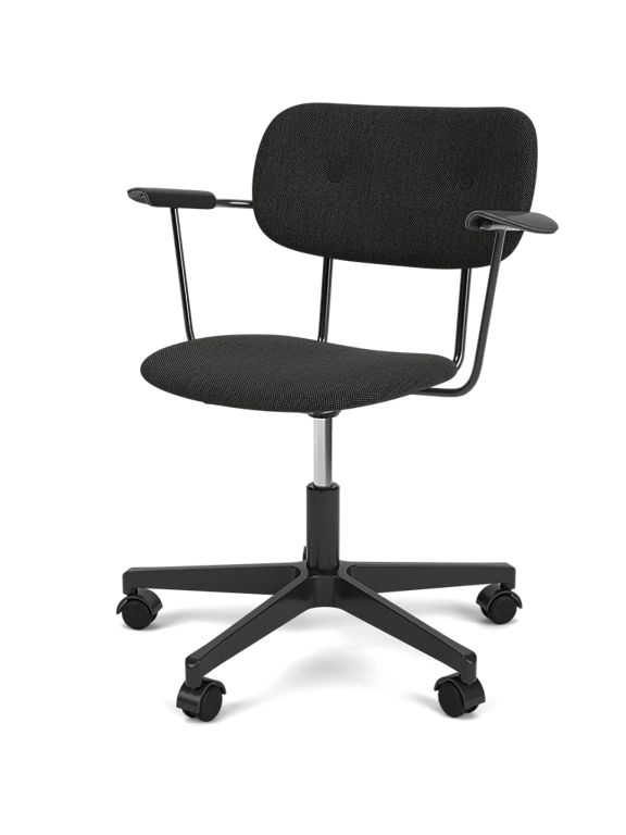 Co Task Chair - Fully Upholstered - Audo Copenhagen Chairs - With Arms - Re - wool 0198 - HORNE