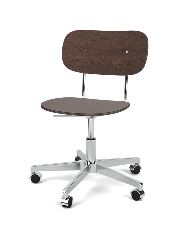 Co Task Chair - Un - Upholstered - Audo Copenhagen Chairs - Without armrests - Natural Oak - Black aluminium - HORNE