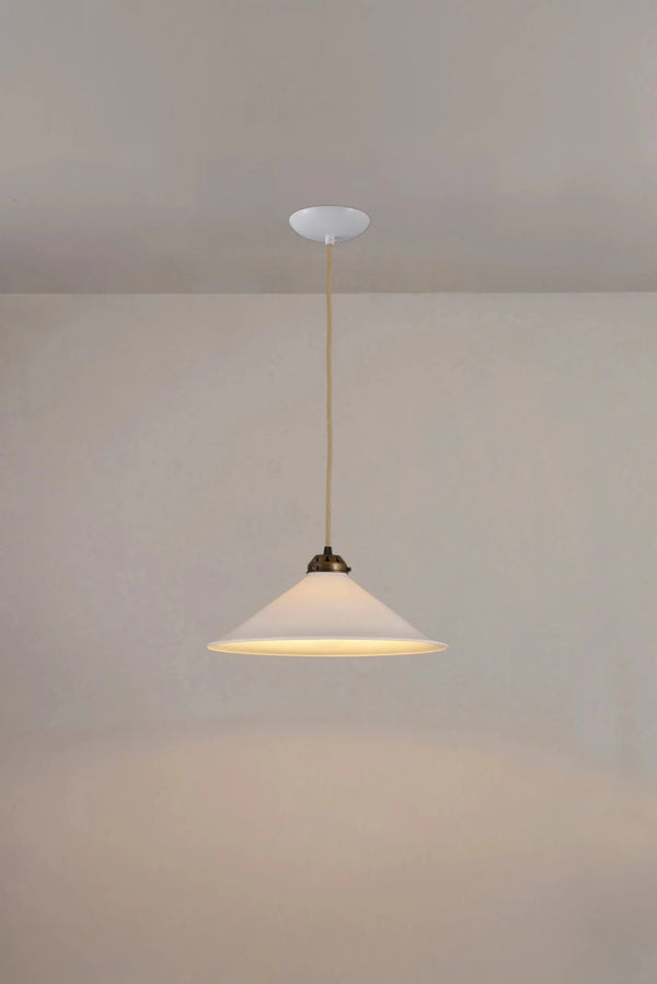 Cobb Plain Pendant - Large - Original BTC Pendants - Antique Brass - HORNE