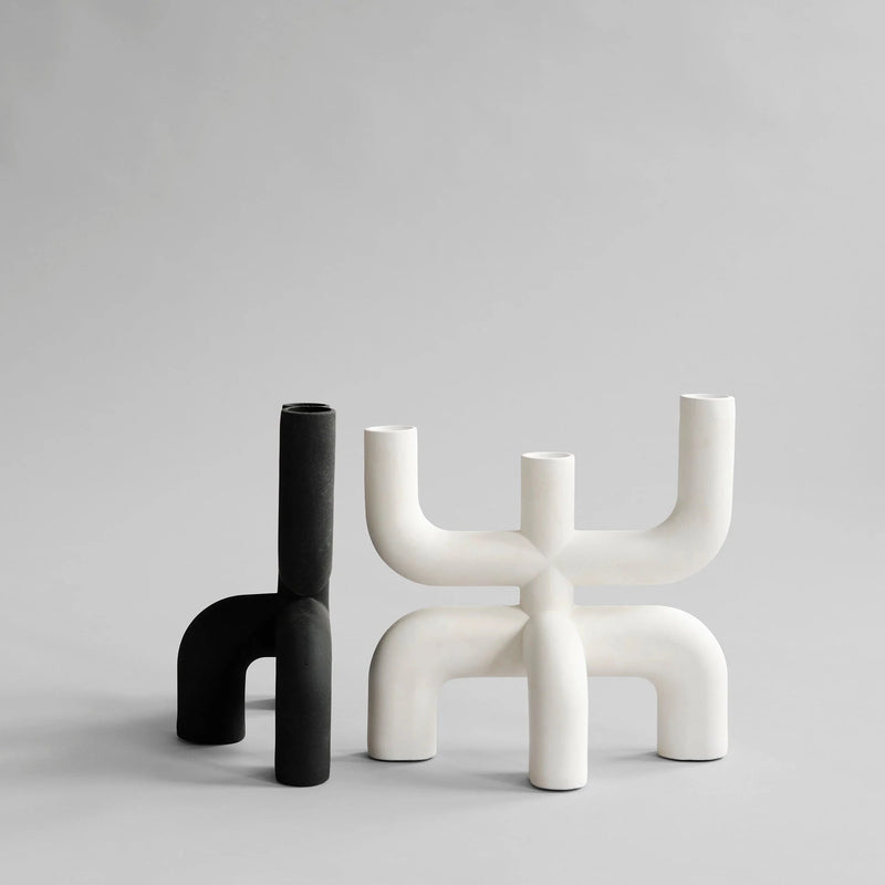 Cobra Candle Holder - 101 Copenhagen Candle Holders - Black - HORNE