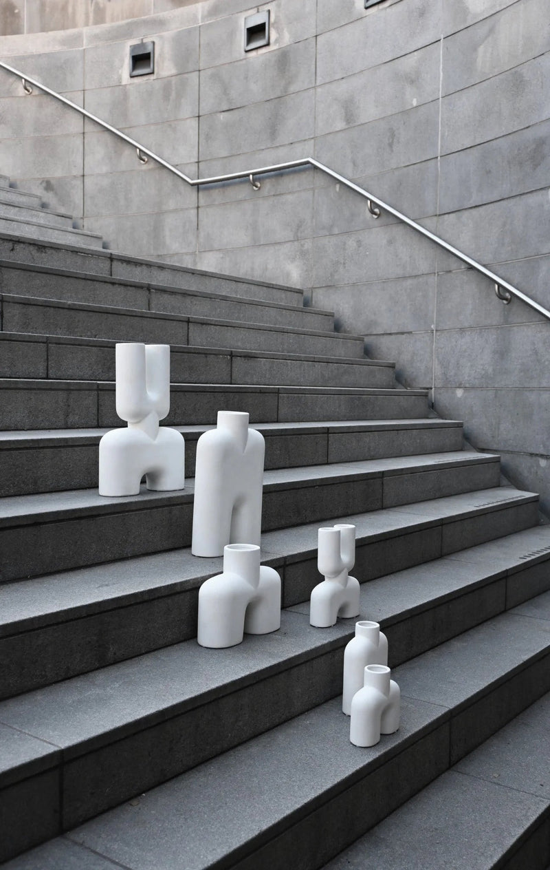 Cobra Vase Double - 101 Copenhagen Vases - Mini - Bone White - HORNE