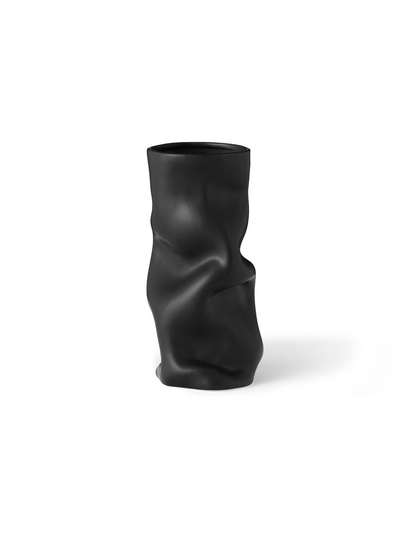 Collapse Vase - Audo Copenhagen - Vases - Small - Black - HORNE