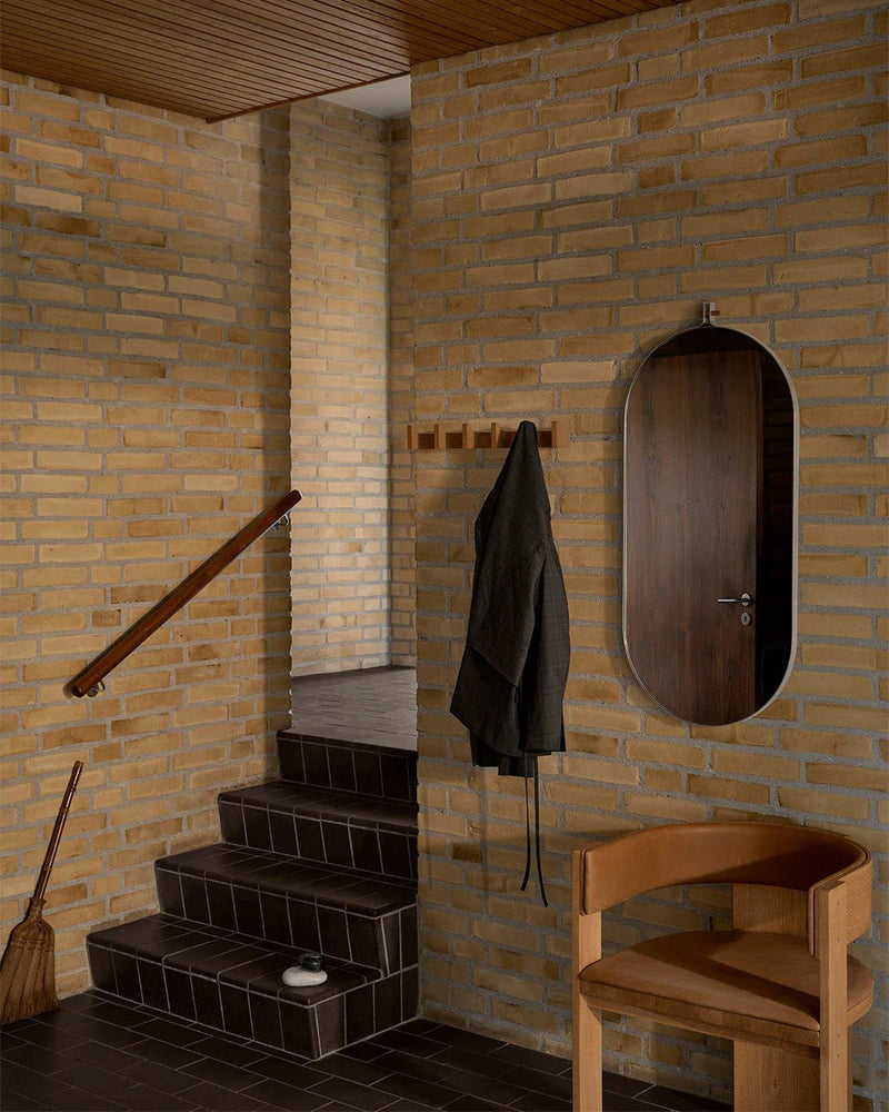 Column Coat Rack L - Kristina Dam Coat + Key Racks - Warm Oiled Oak - HORNE