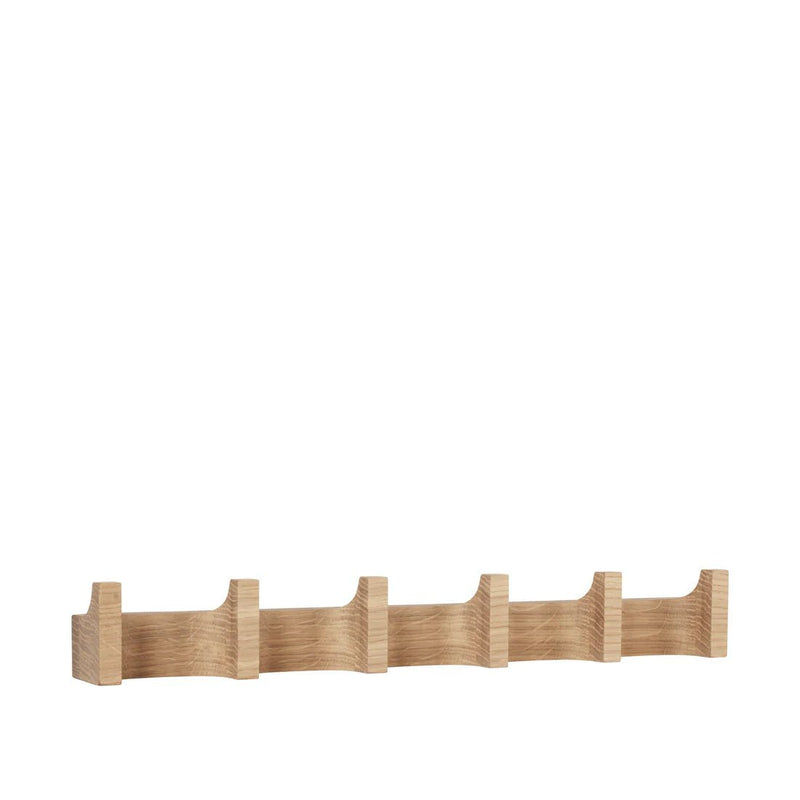 Column Coat Rack L - Kristina Dam Coat + Key Racks - Warm Oiled Oak - HORNE