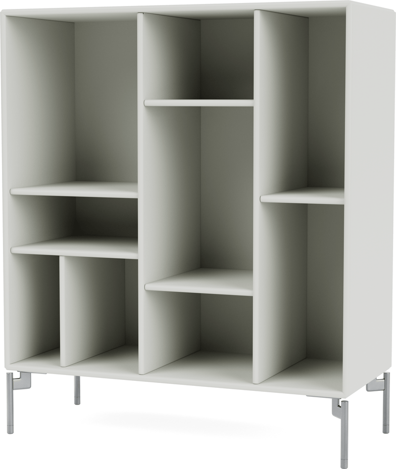 Compile Decorative Shelf - With Legs - Montana - Shelving - Anthracite - Matte Chrome - HORNE