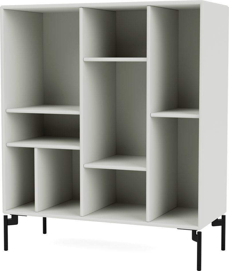 Compile Decorative Shelf - With Legs - Montana - Shelving - Anthracite - Matte Chrome - HORNE