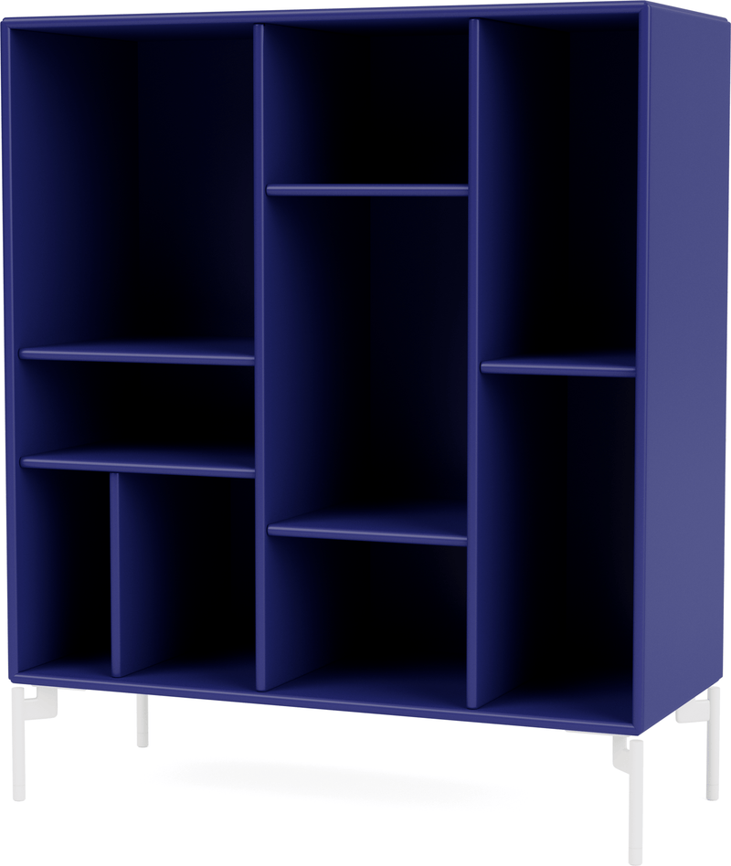 Compile Decorative Shelf - With Legs - Montana - Shelving - Anthracite - Matte Chrome - HORNE