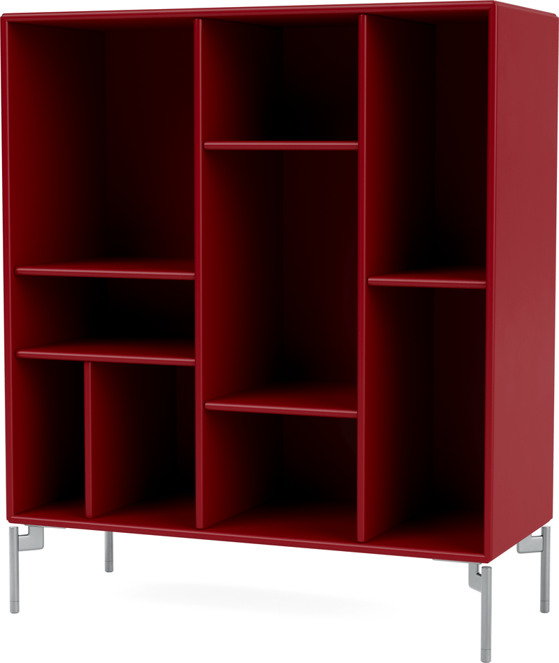 Compile Decorative Shelf - With Legs - Montana - Shelving - Anthracite - Matte Chrome - HORNE