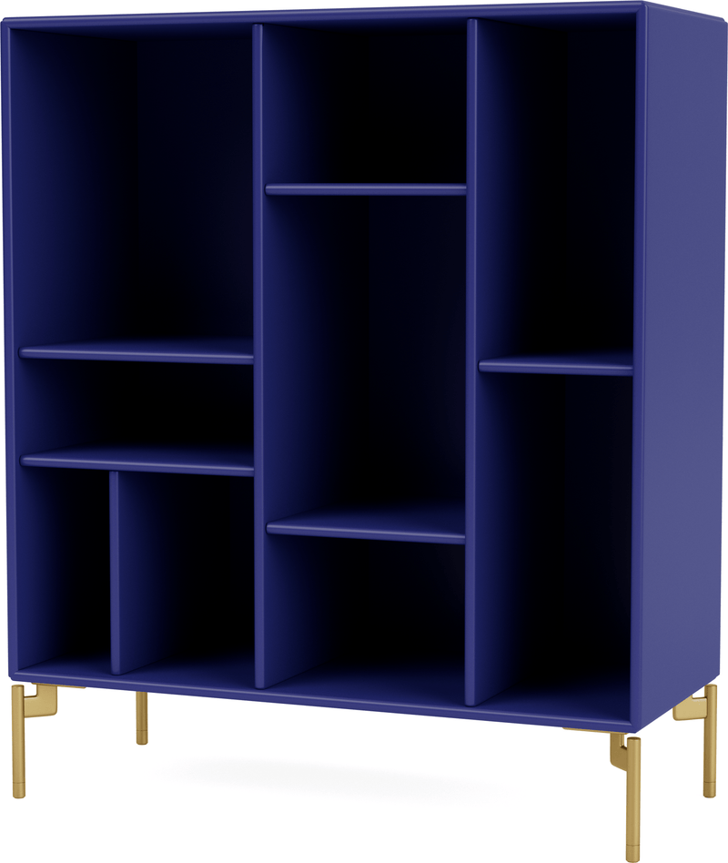 Compile Decorative Shelf - With Legs - Montana - Shelving - Anthracite - Matte Chrome - HORNE