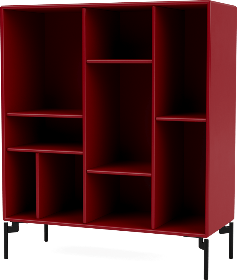 Compile Decorative Shelf - With Legs - Montana - Shelving - Anthracite - Matte Chrome - HORNE