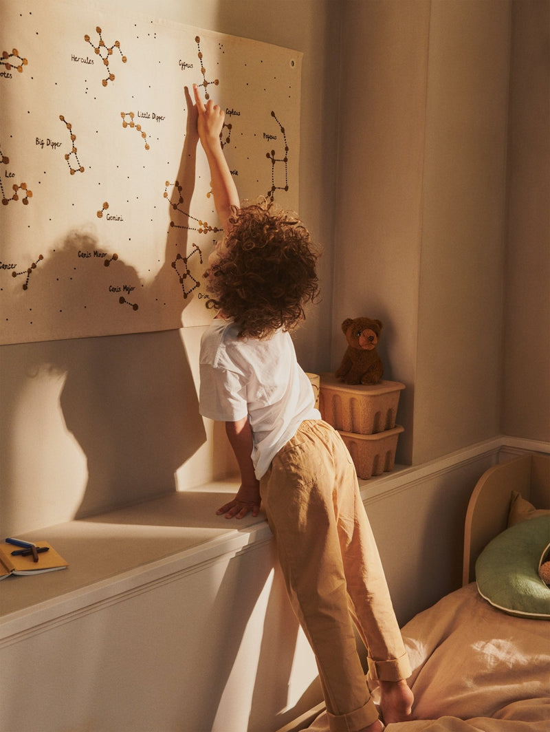 Constellation Textile Map - Ferm Living - Dark Blue - HORNE