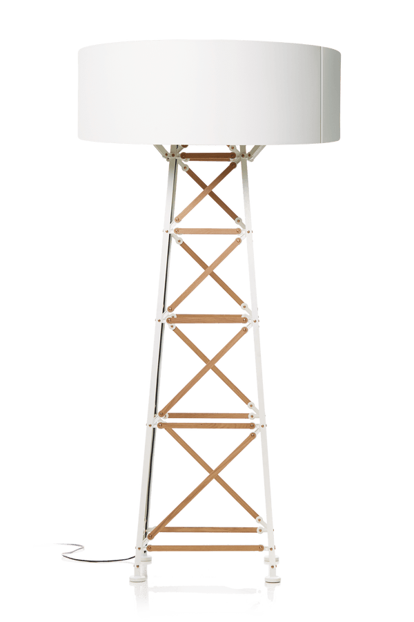 Construction Lamp Floor - Moooi Lighting - White - Medium - HORNE