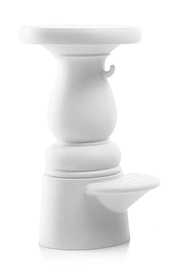 Container Bar Stool - Moooi Stools + Benches + Ottomans - HIGH - white - HORNE