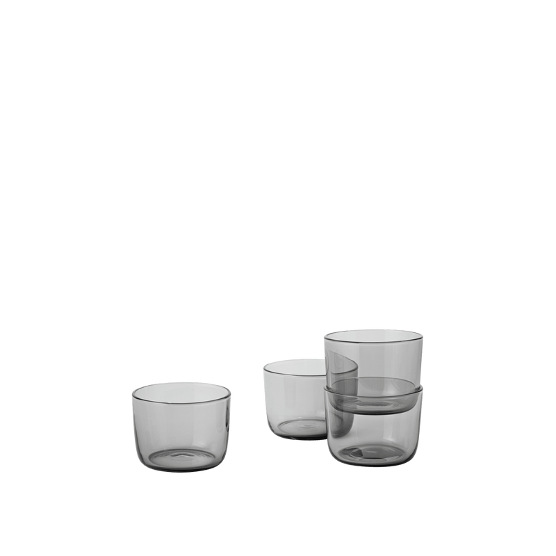 Corky Glasses - Set of 4 - Muuto Glassware - Clear - Low - HORNE