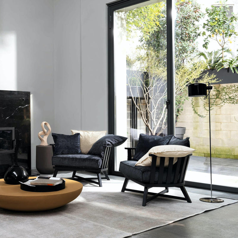 Coupé Floor Lamp - Oluce - Floor Lamps - White - HORNE